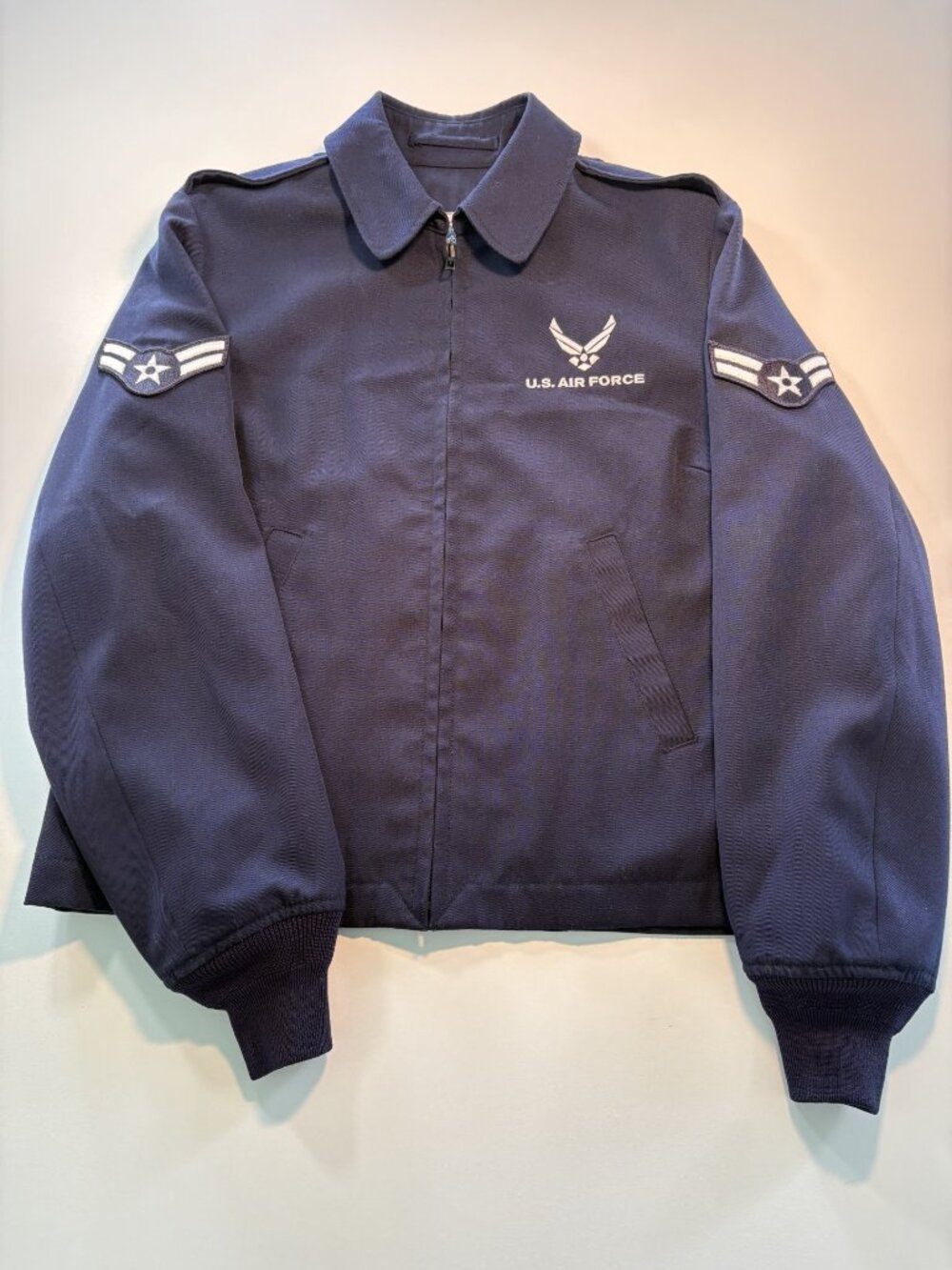 US Air Force Jacket Womens 12L Navy DLA Wings Military Coat